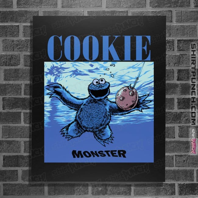 Daily_Deal_Shirts Posters / 4"x6" / Black Never Cookie