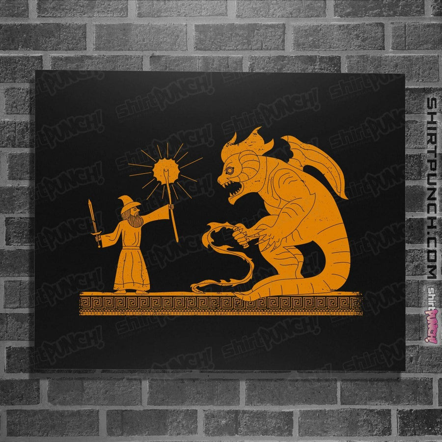 Secret_Shirts Posters / 4"x6" / Black Epic Battle