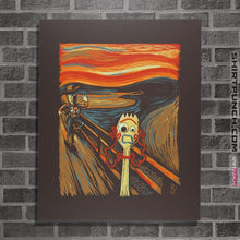 Load image into Gallery viewer, Shirts Posters / 4&quot;x6&quot; / Dark Chocolate Screaming Forky
