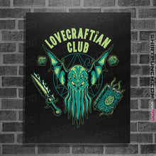 Load image into Gallery viewer, Secret_Shirts Posters / 4&quot;x6&quot; / Black Lovecraftian Club
