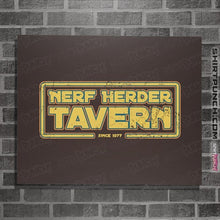 Load image into Gallery viewer, Secret_Shirts Posters / 4&quot;x6&quot; / Dark Chocolate Nerf Herder Tavern!
