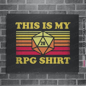 Shirts Posters / 4"x6" / Dark Heather My RPG Shirt