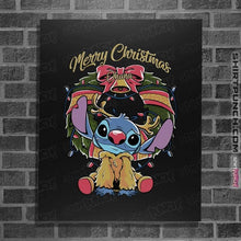Load image into Gallery viewer, Daily_Deal_Shirts Posters / 4&quot;x6&quot; / Black Stitch Xmas
