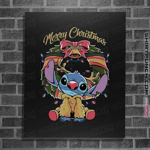 Daily_Deal_Shirts Posters / 4"x6" / Black Stitch Xmas