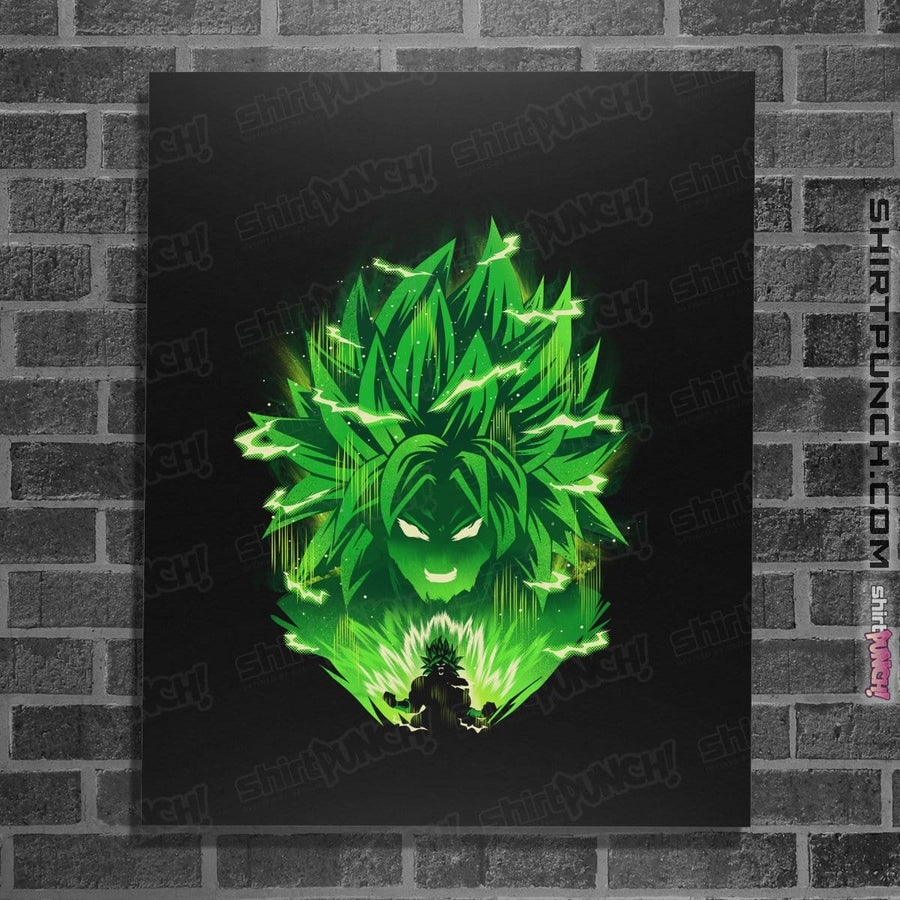 Shirts Posters / 4"x6" / Black Legendary Full Power