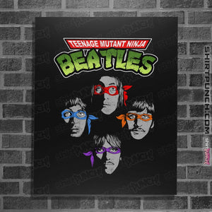 Shirts Posters / 4"x6" / Black Ninja Beatles