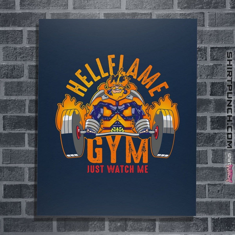 Shirts Posters / 4"x6" / Navy Endeavor Gym