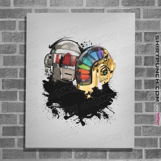 Secret_Shirts Posters / 4"x6" / White The Robot Touch