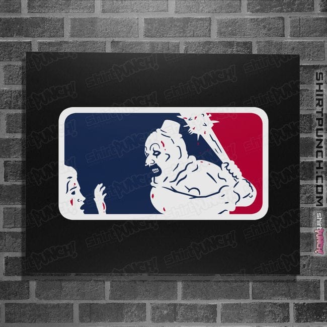 Shirts Posters / 4"x6" / Black Major Clown League