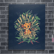 Load image into Gallery viewer, Shirts Posters / 4&quot;x6&quot; / Navy The True King
