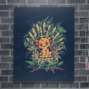 Shirts Posters / 4"x6" / Navy The True King