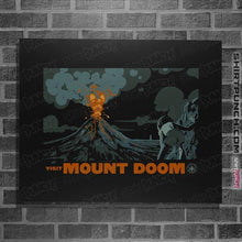 Load image into Gallery viewer, Shirts Posters / 4&quot;x6&quot; / Black Visit Mount Doom
