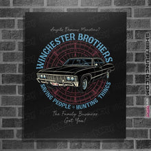 Load image into Gallery viewer, Daily_Deal_Shirts Posters / 4&quot;x6&quot; / Black Winchester Brothers
