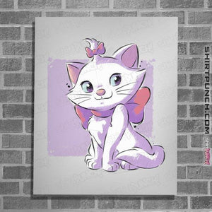 Daily_Deal_Shirts Posters / 4"x6" / White Vain Cat