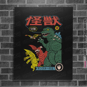 Shirts Posters / 4"x6" / Black Kaiju Sentai