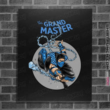 Load image into Gallery viewer, Daily_Deal_Shirts Posters / 4&quot;x6&quot; / Black The Grand Master
