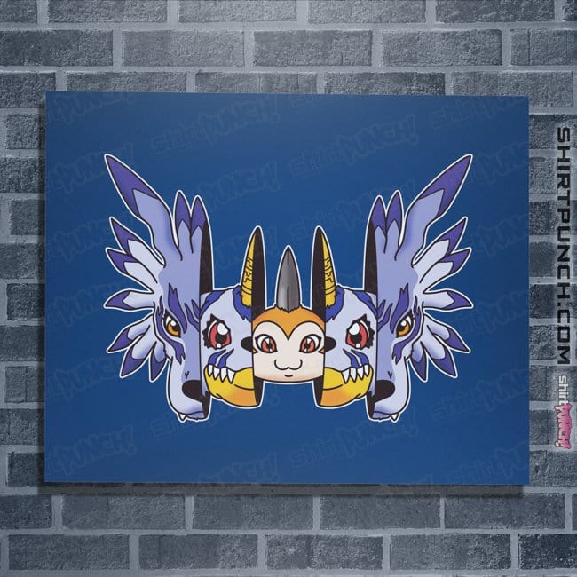 Daily_Deal_Shirts Posters / 4"x6" / Royal Blue Digital Friendship