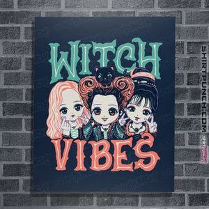 Daily_Deal_Shirts Posters / 4"x6" / Navy Witch Vibes