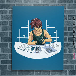 Shirts Posters / 4"x6" / Sapphire Robot Builder