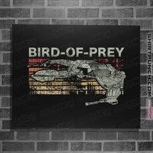 Load image into Gallery viewer, Shirts Posters / 4&quot;x6&quot; / Black Retro Bird Of Prey
