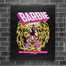 Load image into Gallery viewer, Secret_Shirts Posters / 4&quot;x6&quot; / Black Dark Barbie
