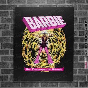Secret_Shirts Posters / 4"x6" / Black Dark Barbie