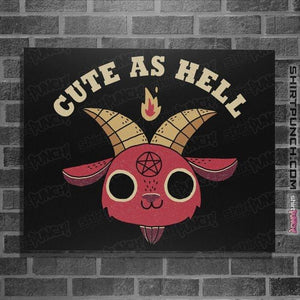 Secret_Shirts Posters / 4"x6" / Black Cute As Heck