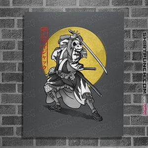 Daily_Deal_Shirts Posters / 4"x6" / Charcoal Samurai Jack