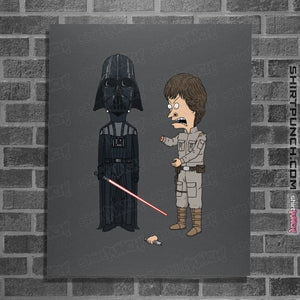 Daily_Deal_Shirts Posters / 4"x6" / Charcoal Stupid Jedi