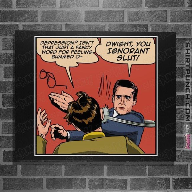 Shirts Posters / 4"x6" / Black Ignorant Slap