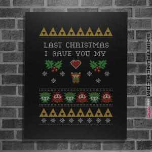 Shirts Posters / 4"x6" / Black Link To My Heart