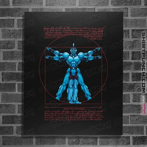 Daily_Deal_Shirts Posters / 4"x6" / Black Vitruvian Bio Boost Armor