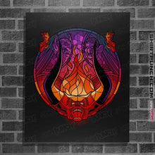 Load image into Gallery viewer, Daily_Deal_Shirts Posters / 4&quot;x6&quot; / Black Stained Glass Darkness
