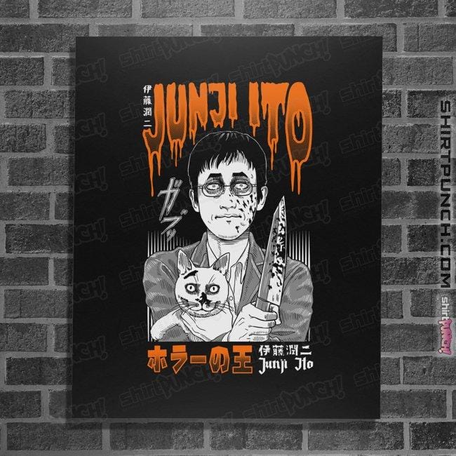 Daily_Deal_Shirts Posters / 4"x6" / Black Ito Horror