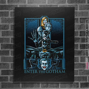 Daily_Deal_Shirts Posters / 4"x6" / Black Enter The Gotham