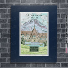 Load image into Gallery viewer, Secret_Shirts Posters / 4&quot;x6&quot; / Navy Stay At The Overlook Hotel
