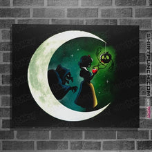 Load image into Gallery viewer, Daily_Deal_Shirts Posters / 4&quot;x6&quot; / Black Snow Moon
