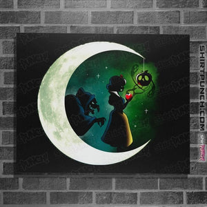 Daily_Deal_Shirts Posters / 4"x6" / Black Snow Moon