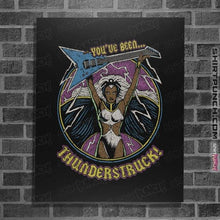 Load image into Gallery viewer, Daily_Deal_Shirts Posters / 4&quot;x6&quot; / Black Thunderstruck
