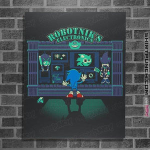 Shirts Posters / 4"x6" / Dark Heather Robotnik's Electronics