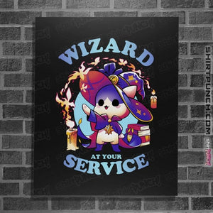 Daily_Deal_Shirts Posters / 4"x6" / Black Wizard's Call