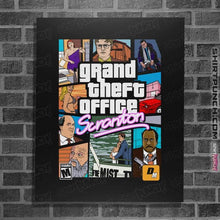 Load image into Gallery viewer, Shirts Posters / 4&quot;x6&quot; / Black Grand Theft Office
