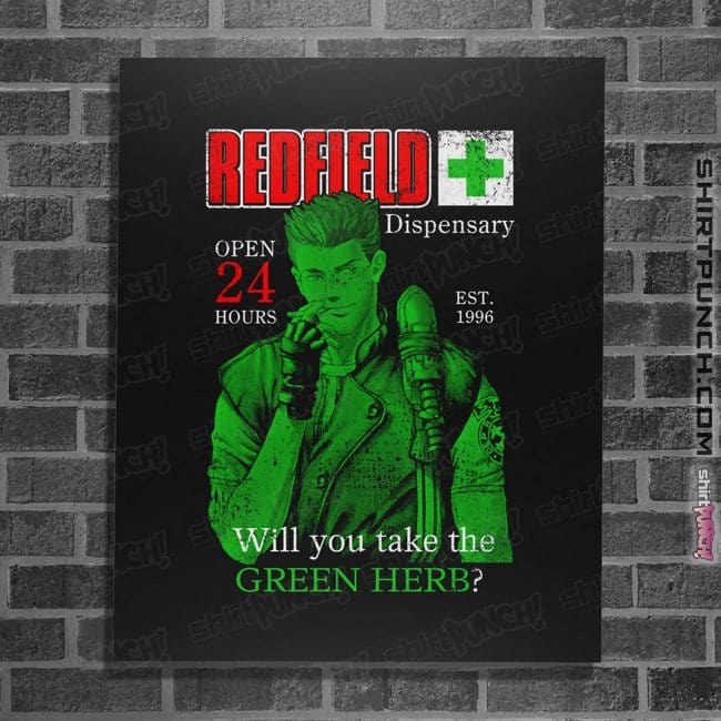 Last_Chance_Shirts Posters / 4"x6" / Black Redfield Green Herb
