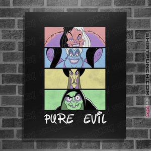 Shirts Posters / 4"x6" / Black Pure Evil