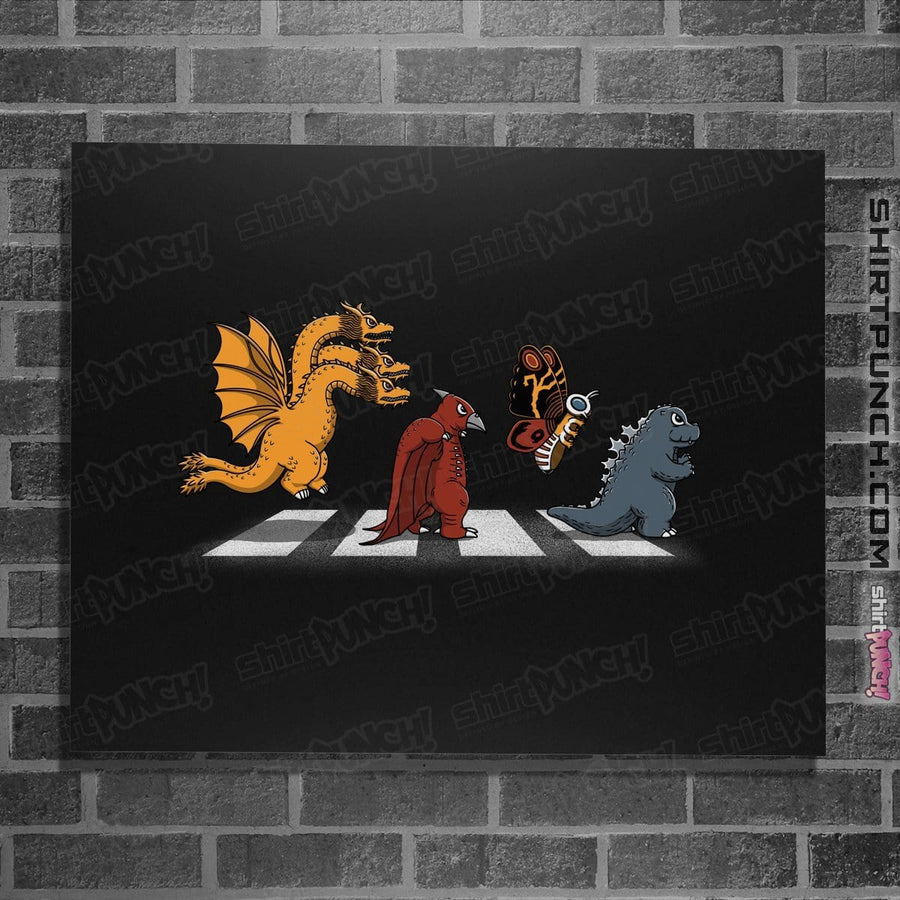 Shirts Posters / 4"x6" / Black Kaiju Road