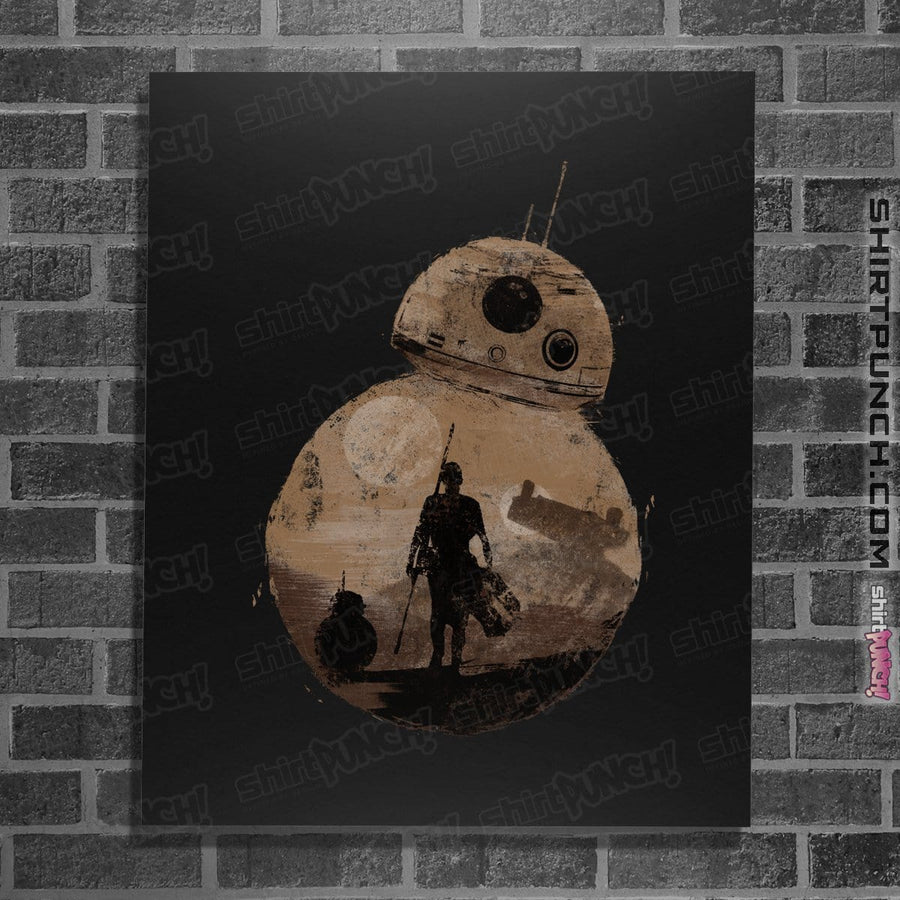 Shirts Posters / 4"x6" / Black Rolling Through Space