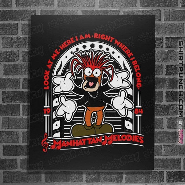 Shirts Posters / 4"x6" / Black Pepe Melodies