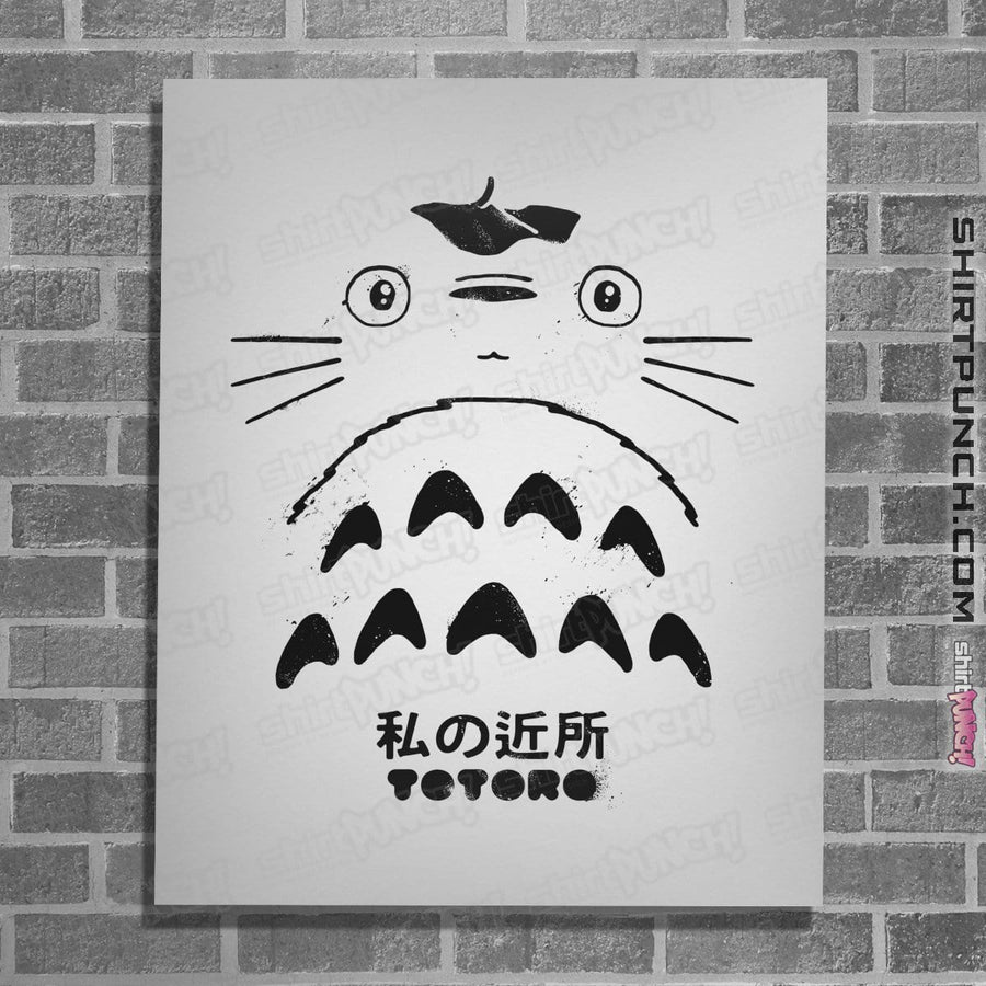 Shirts Posters / 4"x6" / White My Neighbor