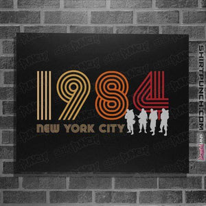 Shirts Posters / 4"x6" / Black New York City 1984