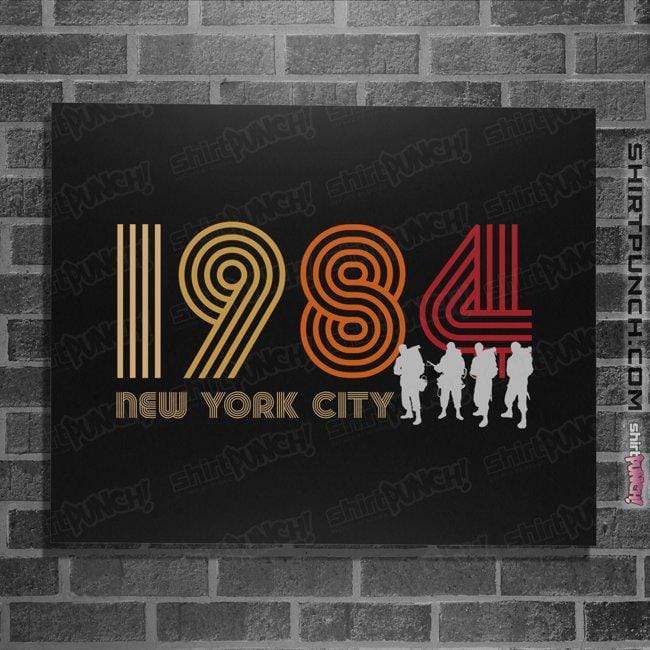 Shirts Posters / 4"x6" / Black New York City 1984